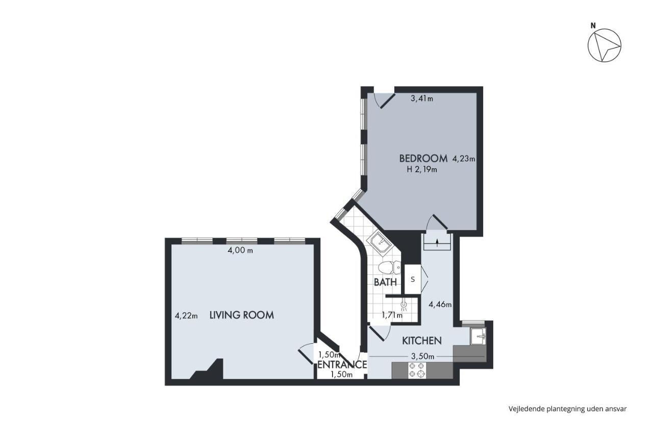 Sanders Central - Cute One-Bedroom Apartment In The Middle Of It All 哥本哈根 外观 照片